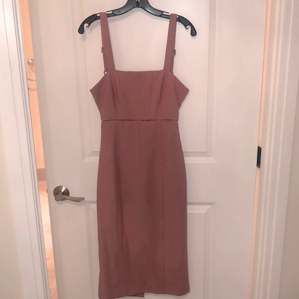 CINQ a SEPT Pink DaKota Cutout Bodycon Midi Dress - Picture 4 of 8